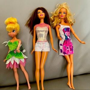 Three beautiful Barbies